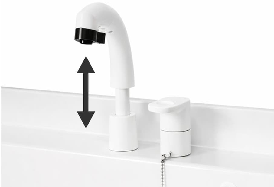 ホース内蔵のシャワー水栓